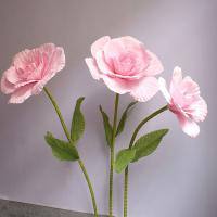 NUEVA flor artificial de 40 cm, tamaño grande, 40 cm de largo, flor de peonía artificial, rama de rosa de espuma PE, simulación de jardín de rosas - details 13