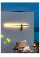 Lámpara LED de pared impermeable para exteriores, iluminación larga moderna para balcón, pasillo, puerta de villa, jardín - details 13