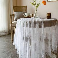 Mantel Ense blanco vintage, cubierta de hotel, tapete de mesa de boda, paño decorativo para picnic, decoración de escritorio para el hogar - details 9