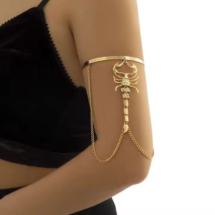 Brazalete de brazo Pulseras para mujer Brazalete egipcio - 1
