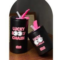 Italia 2025 Novedades Taza de café de doble pared de acero inoxidable 600ml |   Diseño Antigolpes con Ojos Adhesivos + Patrón Lucky |   Incluye Pajita Metálica/Silicona - Regalo Original para Madres, Novias en Cumpleaños/Navidad【Edición Coleccionista】 - details 5