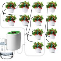 Sistema Automático, Kit de Goteo Mejorado Plantas de Interior (12 unidades), Pantalla L y Dispositivo de Riego Recargable USB para Plantas. - details 0