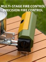 El diseño de la estufa para acampar al aire libre es simple, compacto, liviano, fácil de transportar, resistente a la corrosión y tiene varias funciones de seguridad. - details 11