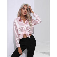 Camisa de satén para mujer, blusa de manga larga, nuevo estilo primavera/verano, ropa de mujer - details 56