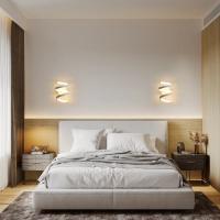 Goeco Aplique Pared Interior, lámpara de Pared Acrílica, 18W, 2000lm, Luz de pared en Espiral Blanca para Dormitorio, Balcón - details 1