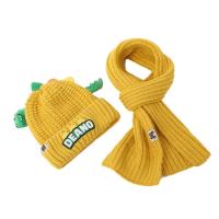 Bufandas y sombreros de invierno para niños, amarillos, dinosaurios, Sombreros infantiles, lindos, pequeños, dinosaurios cálidos - details 6