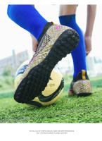 Botas de fútbol para hombres, tacos de fútbol para césped, botas de fútbol antideslizantes para exteriores para niños, calzado deportivo de entrenamiento de hierba profesional, parte superior baja - details 28