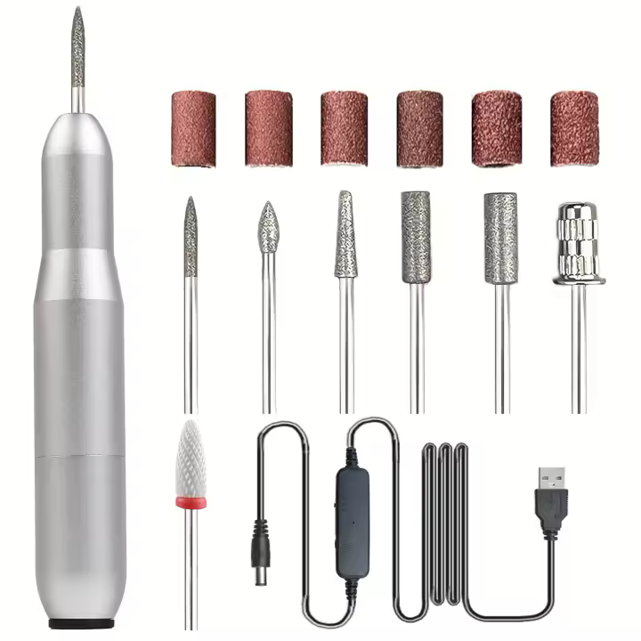 Taladro Eléctrico para Uñas Herramienta de Manicura y Pedicura para Uñas Acrílicas - 1