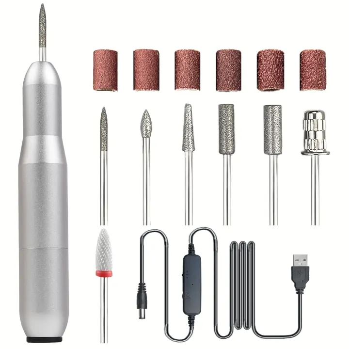 Taladro Eléctrico para Uñas Herramienta de Manicura y Pedicura para Uñas Acrílicas - 1