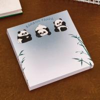 10 Uds. Notas adhesivas autoadhesivas de dibujos animados escritura suave estilo Ins libretas de Panda suministros escolares cuadernos de notas cuadrados - details 7