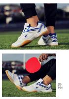 Nuevos Zapatos De Tenis De Mesa Profesionales Para Hombres Y Mujeres, Bádminton Antideslizantes Para Parejas, Zapatillas De Bádminton Ligeras Azules Y Rojas - details 8