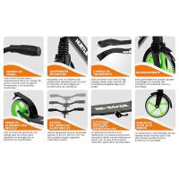 scooter infantil, patinete niños, juguete exterior, patinete estable, patinete plegable