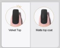 Esmalte de Uñas Clou Beaute Mate Terciopelo Top Coat Semi-permanente con Base de Goma Fuerte Sin Ácido para Gel Esmalte de Uñas Primer Gel de Flores - details 7