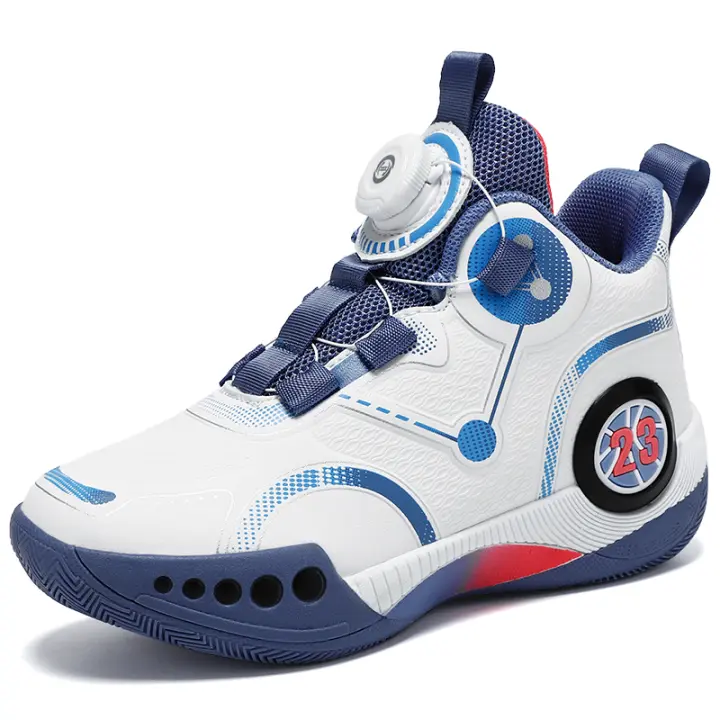 Zapatillas de baloncesto para niños, calzado antideslizante y cómodo, Ligero, resistente al desgaste, moda juvenil - 1