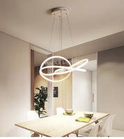 TOMAXIN-lámpara colgante LED para comedor, luz curva de 60CM, Simple, para sala de estar - details 7