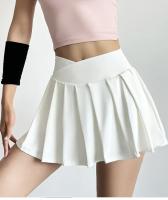 Falda de tenis de ocio para mujer, pantalones cortos con forro interior para porristas de golf, faldas plisadas para correr, deporte atlético, gimnasio y entrenamiento - details 3
