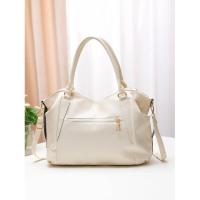 Bolso de hombro informal y a la moda para mujer, bolso cruzado suave de gran capacidad, color sólido, mochila de lujo de alta gama - details 6