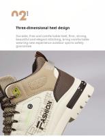 Zapatillas de Moda para Hombres en Otoño Zapatos Deportivos de Suela Suave para Caminar al Aire Libre - details 4