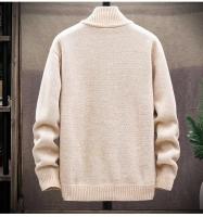 Cardigánes de Punto para Hombres en Invierno Cuellos Elevados, Gruesos, Moda Casual - details 17