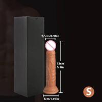 Empaque privado, consolador realista Sexy, pene de silicona suave con ventosa, tapón Anal vaginal para adultos, Juguetes sexuales para masturbadores femeninos - details 6