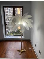 Lámpara de pie con plumas, luminaria moderna para sala de estar, restaurante, oficina, dormitorio, decoración de plumas - details 7