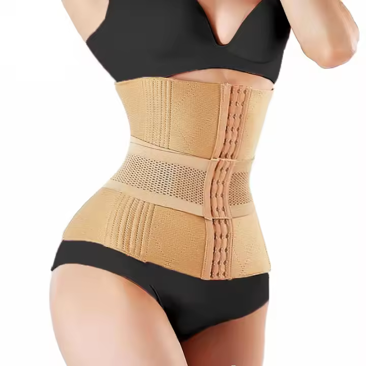 AfruliA XXXS entrenador de cintura corsé aglutinantes envoltura adelgazante vaina cinturón plano vientre banda cuerpo Shaper Fajas faja colombiana Shapewear - 1