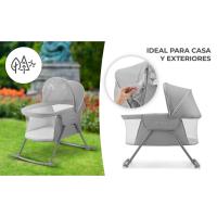 Cuna bebé con colchón 3 en 1, Cuna mecedora, Cuna de viaje,