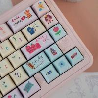 Children's Fun Theme Set PBT Cherry MDA 143 Keys Custom Original Handmade Keycaps for nical Keyboard Accessories - details 4
