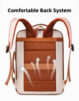 Mochila de negocios para mujer, mochila impermeable para ordenador portátil, bolsa de viaje para fin de semana con puerto USB, bolsas para estudiantes universitarios, mochila de viaje - details 13