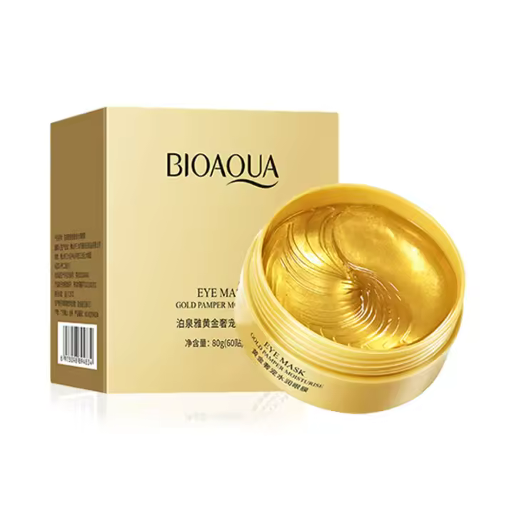 Máscara de Ojos de Colágeno BIOAQUA 60pcs Hidratante, Refirme, Cuida Ojos Negros - 1