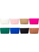 Bolso De Maquillaje Para Mujer Padded Quilted Gran Organizador De Cosméticos Bolsa De Almacenamiento De Maquillaje Puffer Estuche De Belleza Clutch Handbag - details 5
