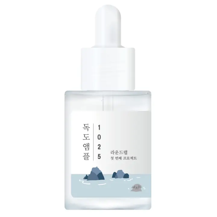 Botella ROUND LAB 1025 Dokdo Suero Hidratante Calmante Nutrición Instantánea Ácido Hialurónico - 1
