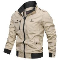 Chaqueta Casual para Hombres de Moda Ligera Deportes al Aire Libre Estilo Militar de Primavera Otoño Abrigo de Motocicleta - details 3