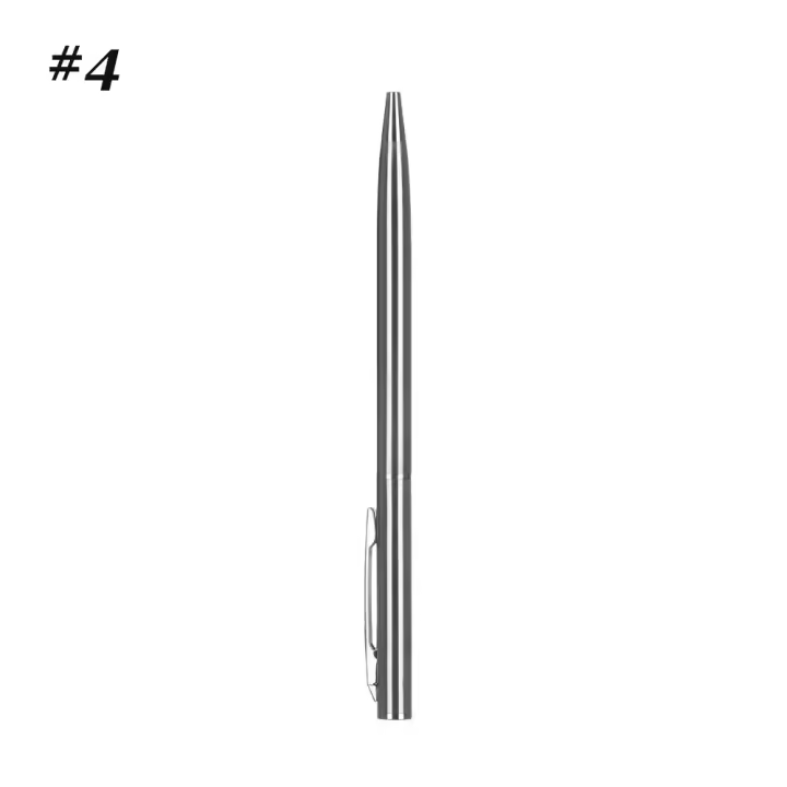 Bolígrafo De Metal duradero para oficina y escuela, suministros de escritura suave, papelería, bolígrafo de firma, regalo nuevo, 1 unidad - 1
