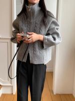 Suéter De Mujer, suéteres De invierno para Mujer, cárdigan Traf, tejido grande para Mujer, Ropa De abrigo De punto holgada De manga larga, Ropa De Mujer - details 3