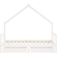 Estructura de Cama Infantil con cajones Madera de Pino 80x160cm - details 90