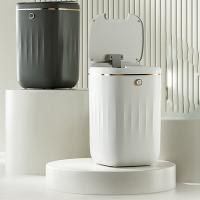 Cubo de basura inteligente de 20L, cubo de basura eléctrico impermeable, automático, para cocina, baño, inodoro, con Sensor, blanco - details 13