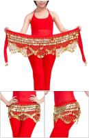 Nuevo estilo, bestseller, bufanda de cadera, cinturón de monedas para danza del vientre, accesorios para bailarinas - details 10