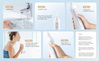 Fairywill-irrigador bucal recargable, portátil, 3 modos, tanque de agua para dientes, limpiador de dientes impermeable, 300ML - details 1