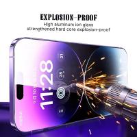Protector de pantalla de vidrio templado para móvil, Protector de pantalla para iPhone 13, 12, 11 Pro Max Mini, 14 Pro, 7, 8, 6, 6S Plus, SE 2020, X, XR, Xs, Max, 2 uds. - details 3
