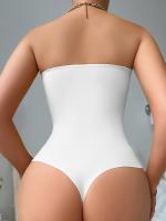 Body sin costuras, sin tirantes y con cierre frontal, adelgazante modelador, ropa interior y fajas para mujer - details 1