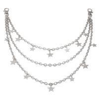 Cadena de cintura con colgante de estrella de metal para mujer, cadena decorativa para pantalones, adornos de cintura informales, regalo de cumpleaños para niña, 1 ud. - details 0