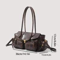 Bolso Chic de Baguette Y2K Alta Calidad PU, Desmontable con Correa, Cierre con Cero, Bolso Versátil para Moda Diaria - details 6