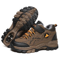 Zapatos de senderismo para niños de alta calidad, zapatos cálidos antideslizantes de lana para exteriores para niños y niñas, botas de nieve impermeables cómodas para invierno - details 21