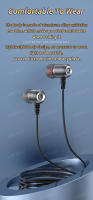 Auriculares de música para deportes electrónicos, dispositivo de audio con cable de Metal, sonido estéreo envolvente 3,5, Chip Digital tipo C, 7,1 MM, codo de 90 °, para Samsung y Android - details 3
