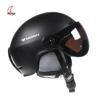 Casco de esquí para hombre y mujer, protector térmico integrado para deportes al aire libre, snowboard, parabrisas de nieve, novedad de invierno - details 11