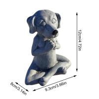 Estatua de Yoga para Perros Buda Meditación Resina Decoración Exquisita para el Hogar Adorno de Jardín Artesanía de Arte de Pieza Novelty Gifts - details 14