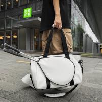 Combi-Bolsa para raqueta de Tenis, raqueta padel, bádminton aqueta, Unisex Adulto, Negro/Blanco - details 26