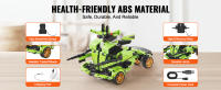 SucceBuy STEM Building Toys para niños, 2 en 1 461 PCS, juego de coche/robot RC, desata la creatividad y la diversión - details 5
