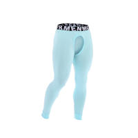 Ropa interior térmica modal Hombres cálidos Sexy pantalones largos Calzoncillos Bolsa de pene abierta Entrepierna Glúteos Leggings Thermo Botttoms - details 15